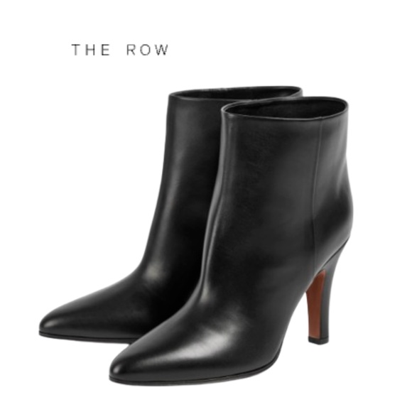 The Row Shoes - THE ROW Prudens Bootie- Black 39